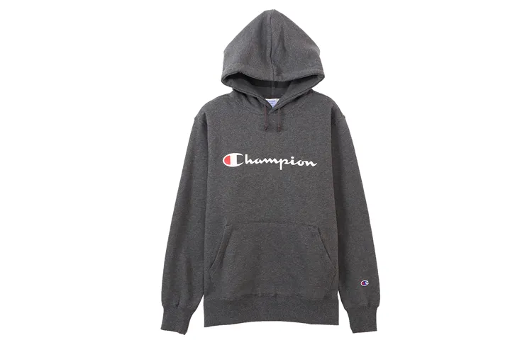 Champion Sweatshirt Japan Version Unisex Charcoal Gray