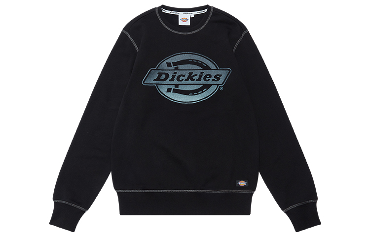 Dickies Sweatshirts Unisex Black Crew Neck Moderate Heavyweight
