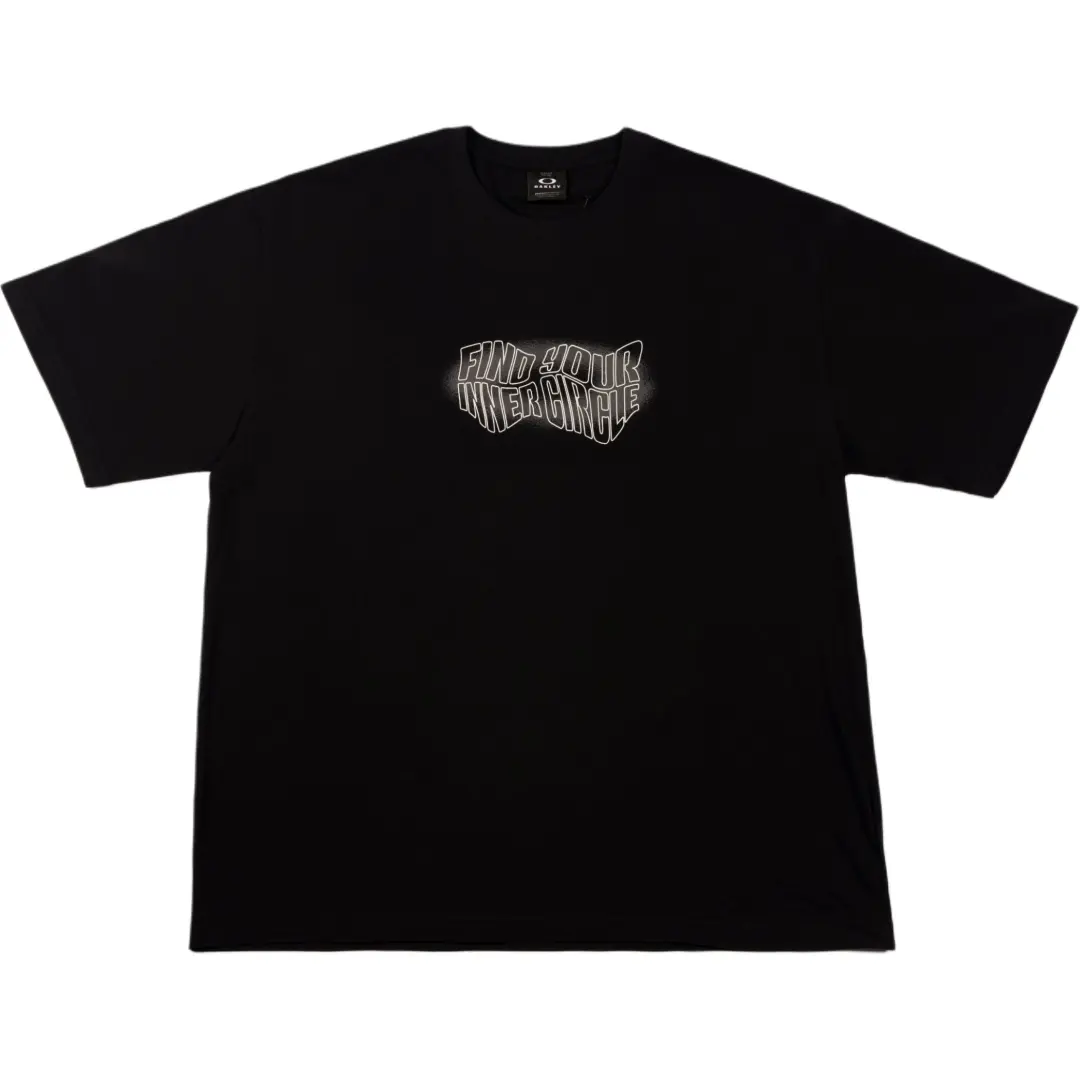 Oakley T Shirts Unisex Black Crew Neck Moderate