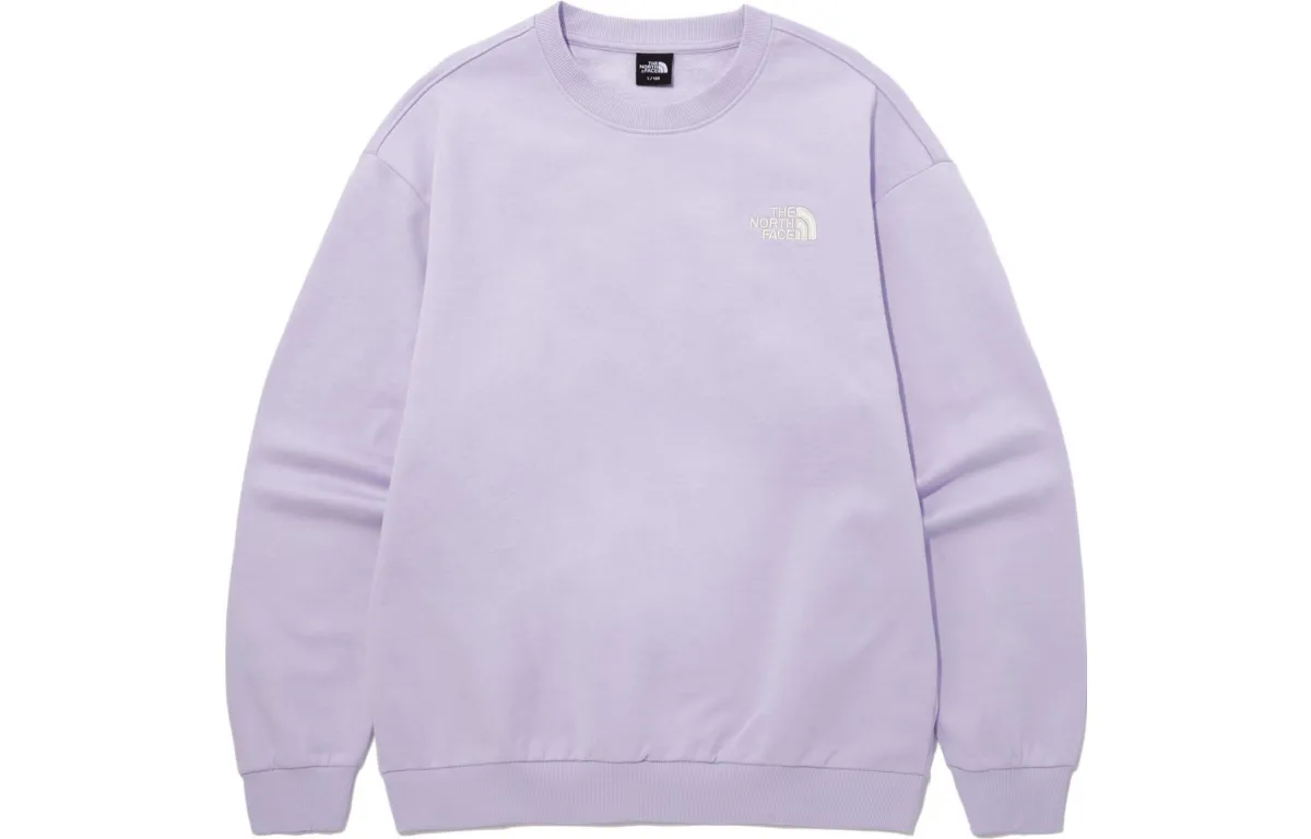 THE NORTH FACE Cotton Essential Sweatshirts Lilac Unisex Korea Version
