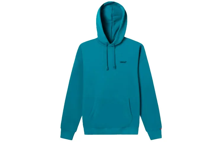 Levi's Sweatshirts Unisex Blue Hooded (Non-detachable) Moderate Straight Fit