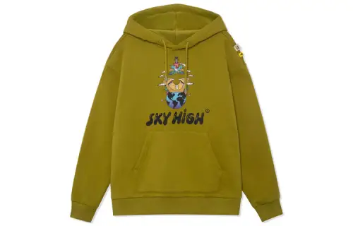 Li Ning x Steven Harrington Skateboard Sweatshirt Unisex Moss Green