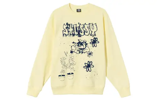 Stussy Sweatshirts Men's Crew Neck Moderate Regular