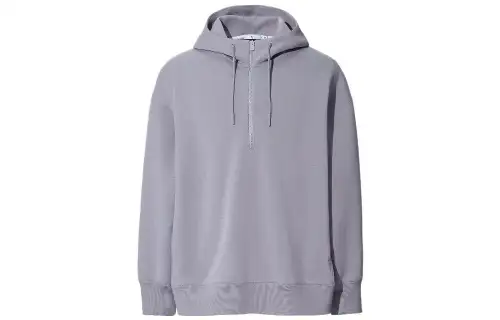 UNIQLO X JIL SANDER Jil Sander Sweatshirts Men's Gray Hooded Moderate Regular