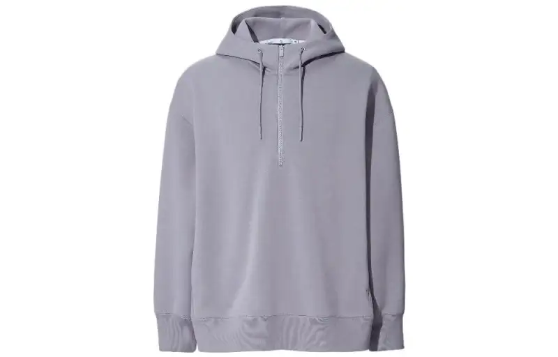 UNIQLO X JIL SANDER Jil Sander Sweatshirts Men's Gray Hooded Moderate Regular