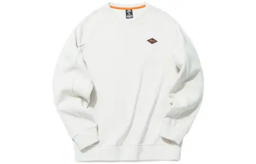 ANTA Life Collection Sweatshirts Unisex Mud Gray Crew Neck Thickened Regular