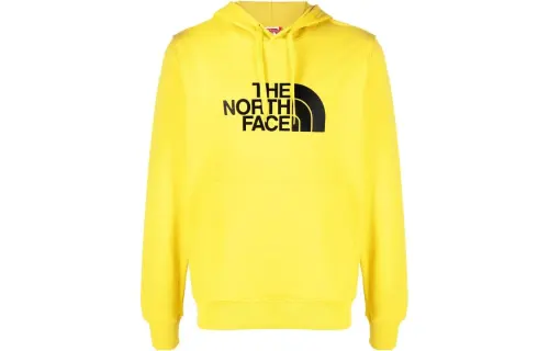 THE NORTH FACE Sweatshirts Men's Yellow Hooded Moderate Regular