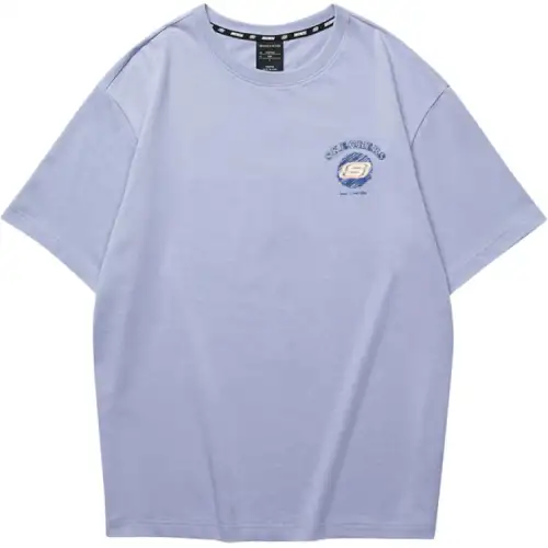 Skechers Colorful T Shirt Unisex Impression Purple