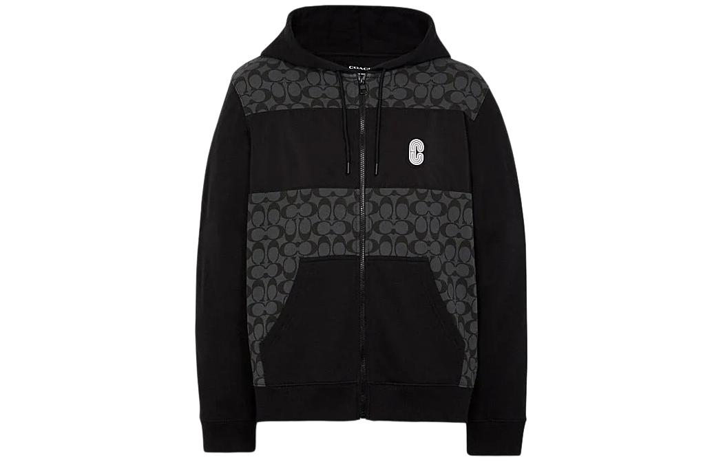 Мужское худи COACH Logo (темно-серое)