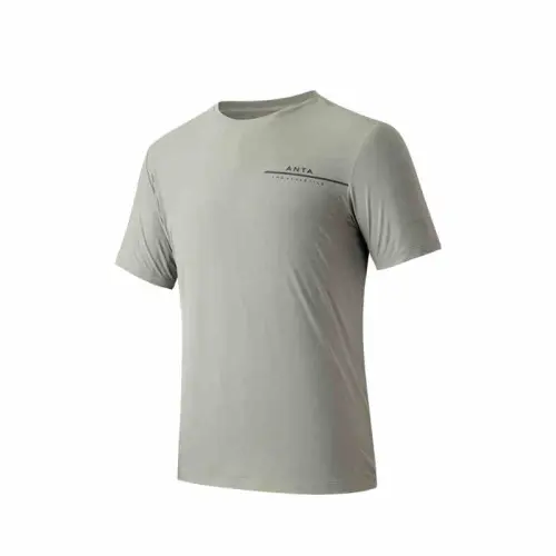 Anta Variety Training Collection T Shirt Men's Coffee Sepal Gray