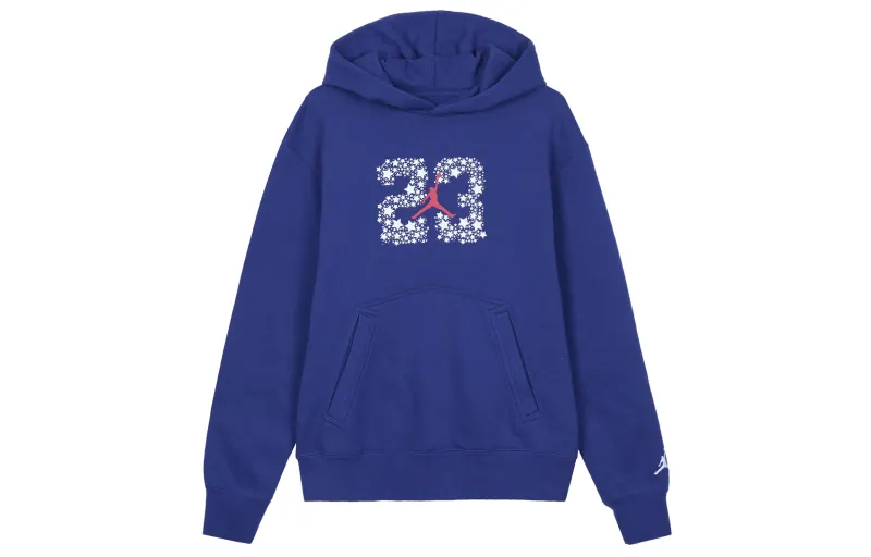 Jordan Sport Sweatshirts Men's Blue Hooded Moderate Other