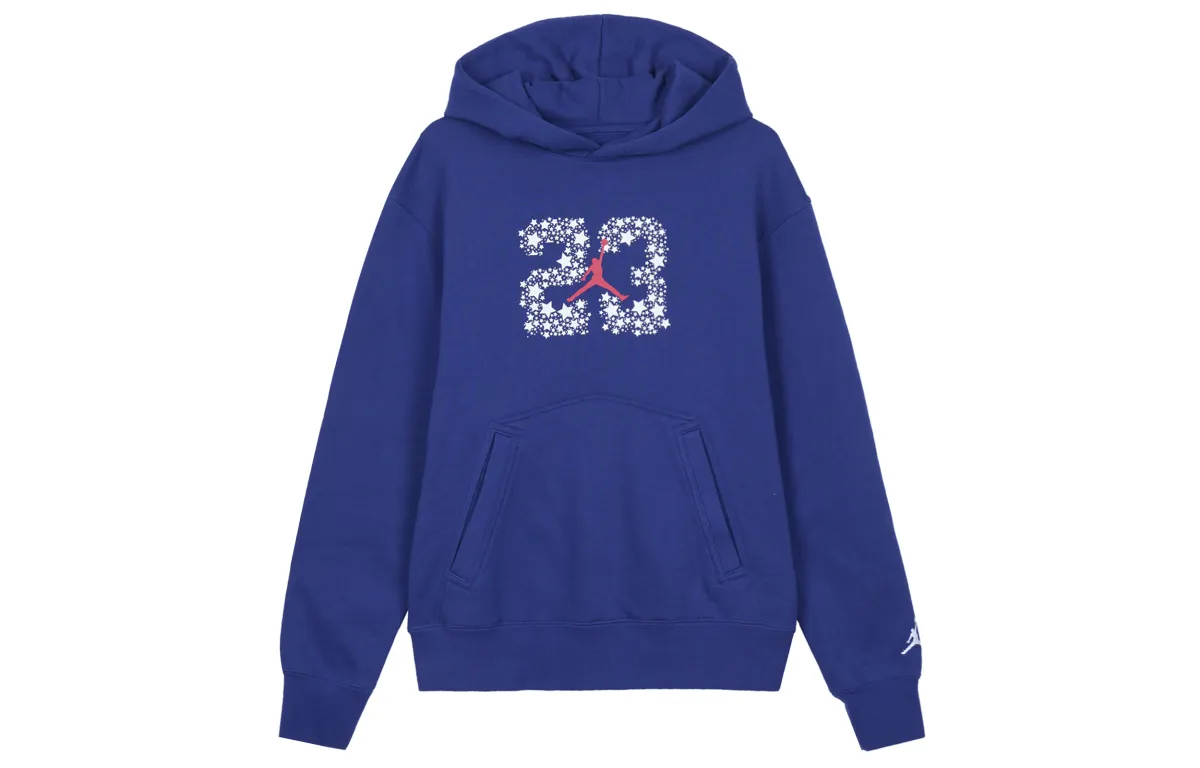 Jordan Sport Sweatshirts Men's Blue Hooded Moderate Other