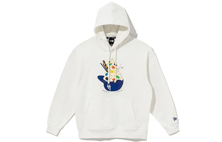 New Era Sweatshirts Unisex White Hooded (Non-detachable) Moderate Regular