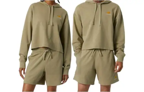 New Balance Sweatshirts Unisex Green Hooded Moderate Other