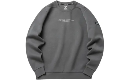 ANTA Variety Training Collection Sweatshirts Unisex Dark Aqua Green Crew Neck Moderate Regular