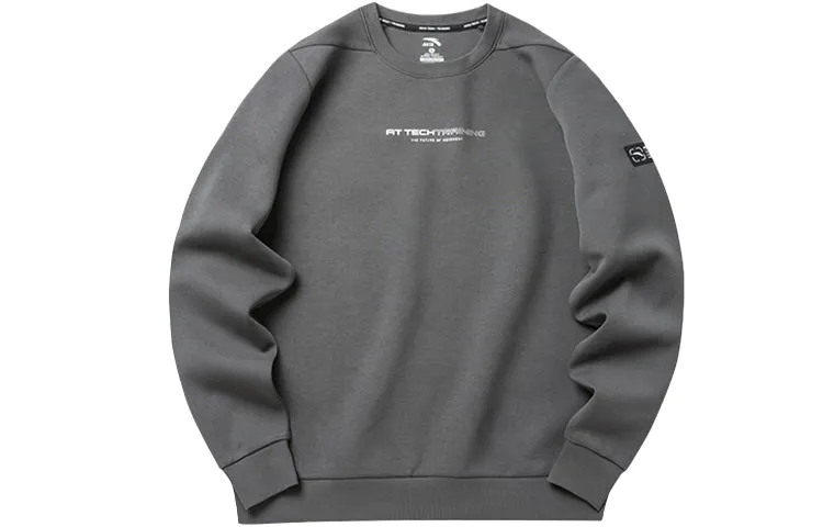 ANTA Variety Training Collection Sweatshirts Unisex Dark Aqua Green Crew Neck Moderate Regular