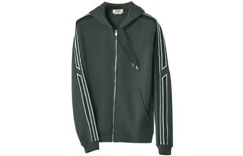 HERMES SS22 Sweatshirt Men's Green