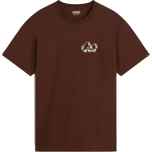 Vans T Shirts Men's Chocolate Crew Neck