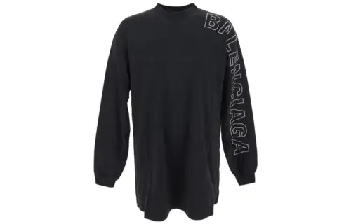 Balenciaga Logo-embroidered Cotton T-shirt