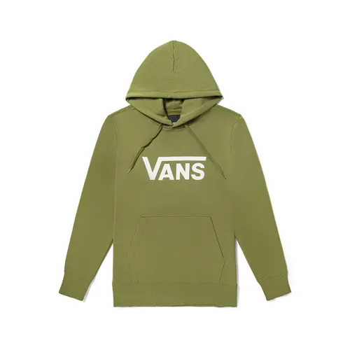 Vans Sweatshirts Unisex Green Hooded Moderate Regular