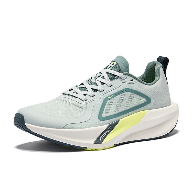 Erke Cushioning Rebound Low top City Commuting Running Shoes Men’s Light Gray Green Sage Leaf