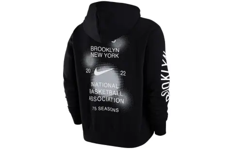 Nike Sweatshirts Men's Black Hooded Thickened Other