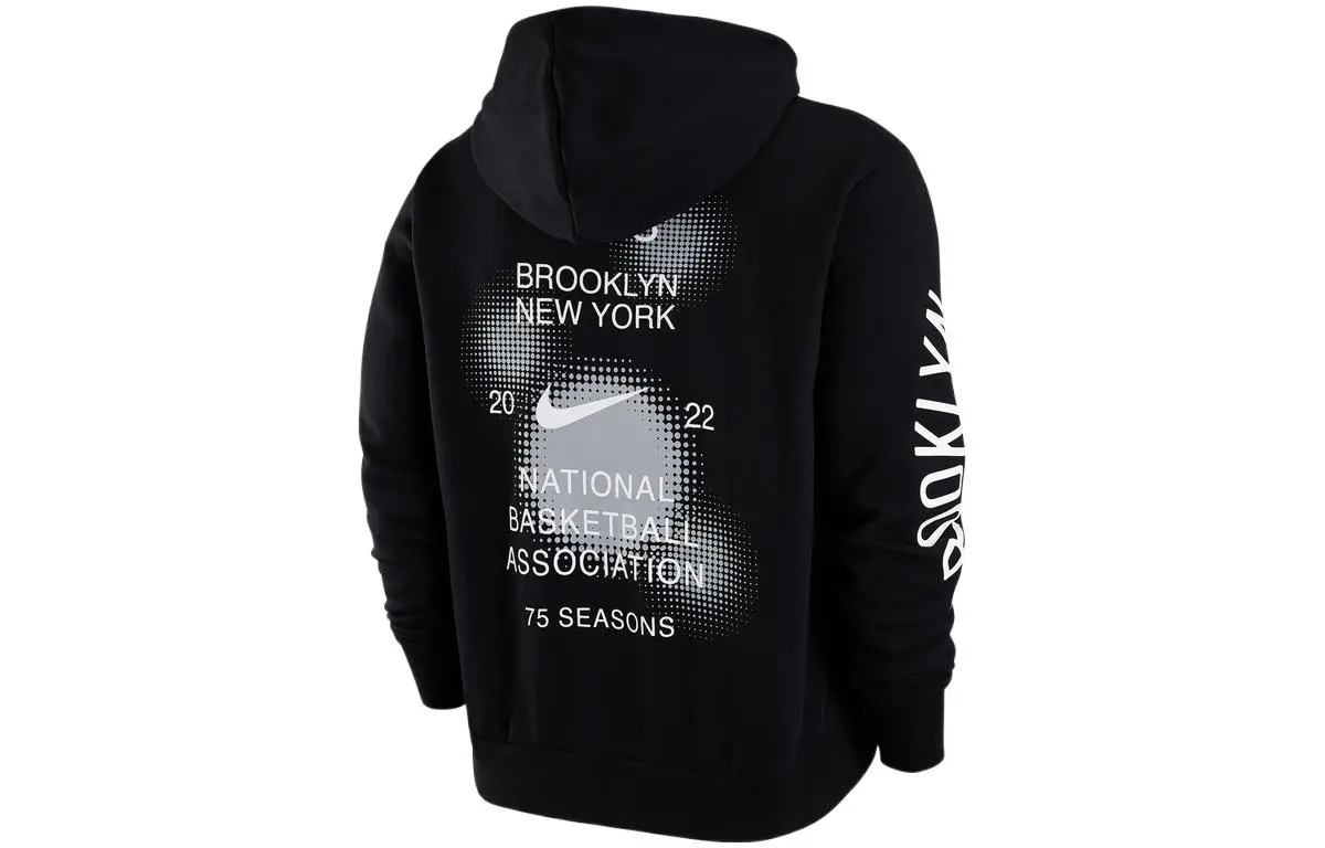Nike Sweatshirts Men's Black Hooded Thickened Other