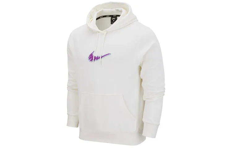 Nike Sweatshirts Men's White Hooded Thickened Regular