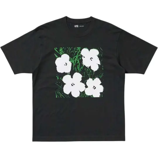 UNIQLO x Andy Warhol SS25 T Shirt Unisex Black