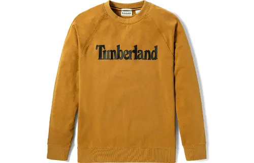 Timberland Sweatshirts Men's Wheat Crew Neck Moderate Regular