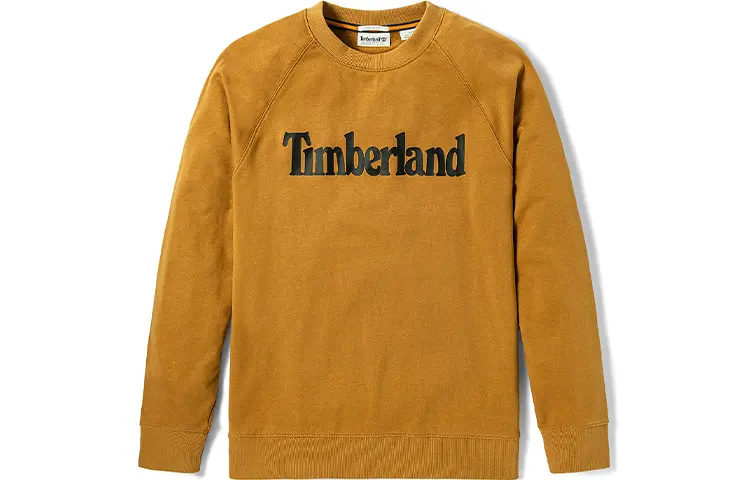 Timberland Sweatshirts Men's Wheat Crew Neck Moderate Regular