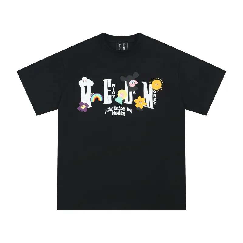 MR.ENJOYDA MONEY T Shirts Unisex Crew Neck Moderate Straight Fit