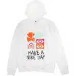 Nike graphic-print pullover hoodie