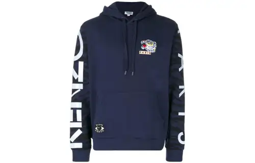 KENZO Sweatshirts Men's Blue Hooded Moderate Other