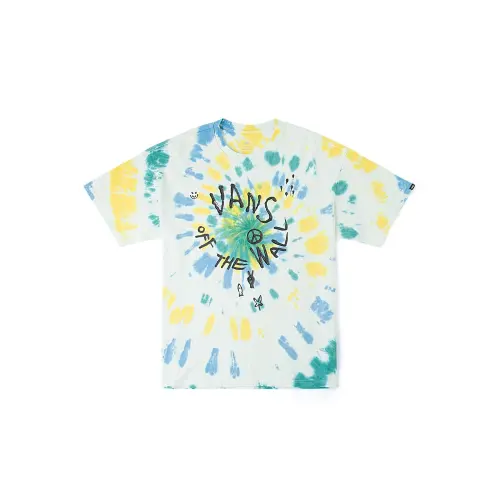 Vans T Shirt Unisex Ecru Tie Dye