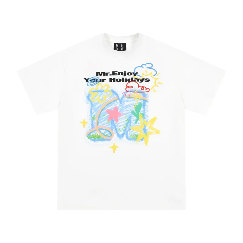MR.ENJOYDA MONEY T Shirts Unisex Crew Neck Moderate Straight Fit