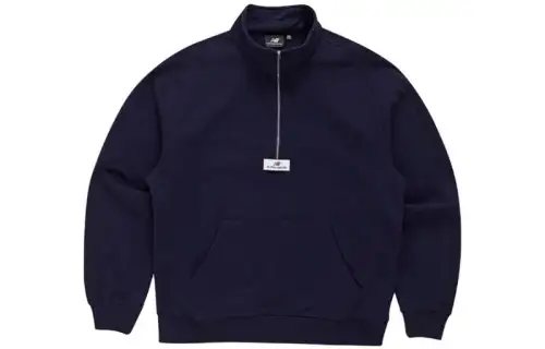 New Balance Sweatshirts Men's Black Crew Neck Thickened Other