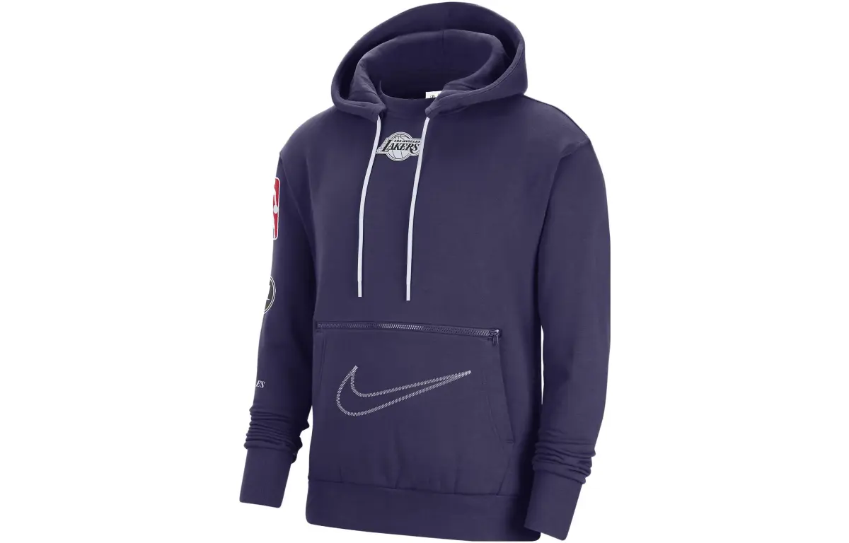 Nike Nba Los Angeles Lakers Courtside Loose Fit Hoodie