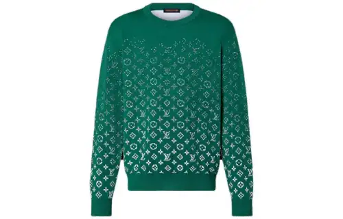 Louis Vuitton monogram knit cotton top