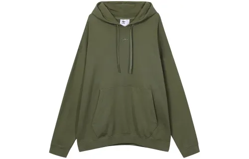 Adidas Originals Sweatshirts Men's Green Hooded Moderate Regular