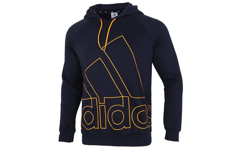Adidas Sweatshirts Men's Blue Hooded Moderate Regular