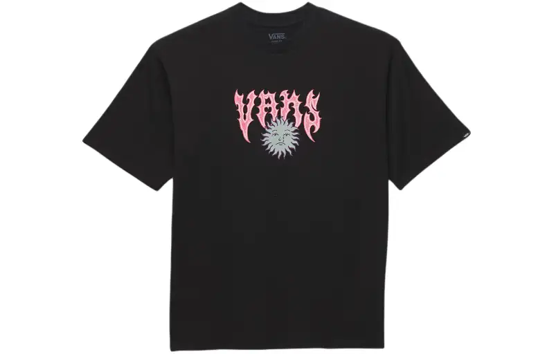 Vans Sunface T Shirt Men's Black