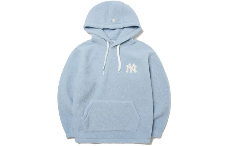 MLB Sweatshirts Unisex Light Blue Hooded Moderate Regular