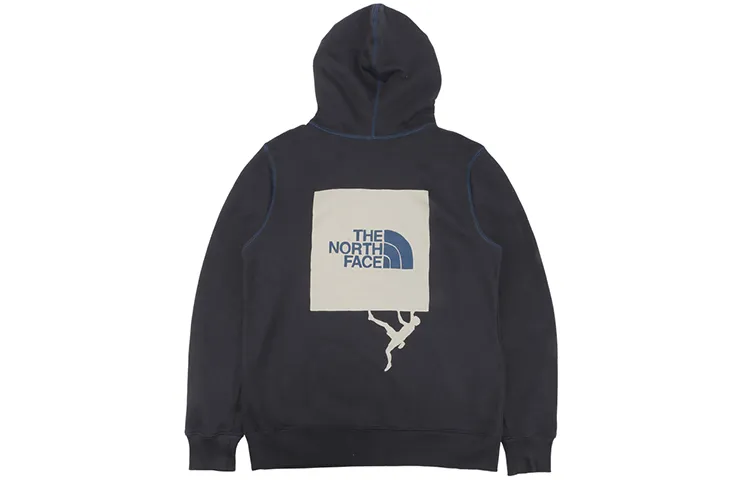 THE NORTH FACE Hooded Loose Fit Regular Sweatshirt Spring Fall Winter Men's Gray