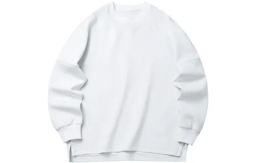 ANTA Sweatshirts Unisex White Crew Neck Moderate Regular