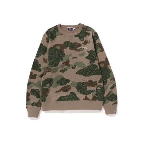 Bape Layered Line Camo Crewneck