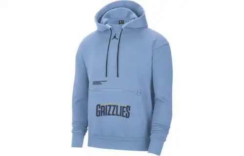 Jordan Memphis Grizzlies Courtside Statement Edition Men's Jordan Nba Fleece Pullover Hoodie