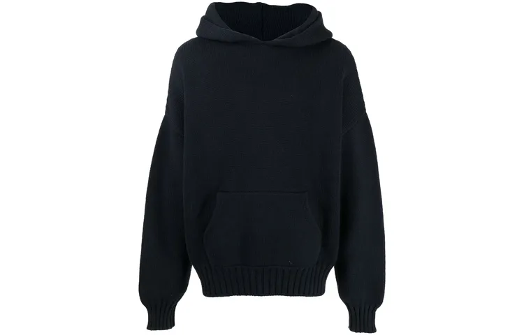 Fear Of God Sweatshirts Men's Blue Hooded Moderate Regular