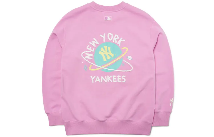 MLB Sweatshirts Unisex Pink Crew Neck Moderate Other