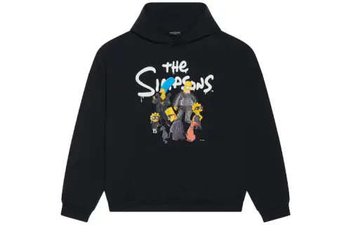 Balenciaga X The Simpsons Women'ss Wide Fit Hoodie